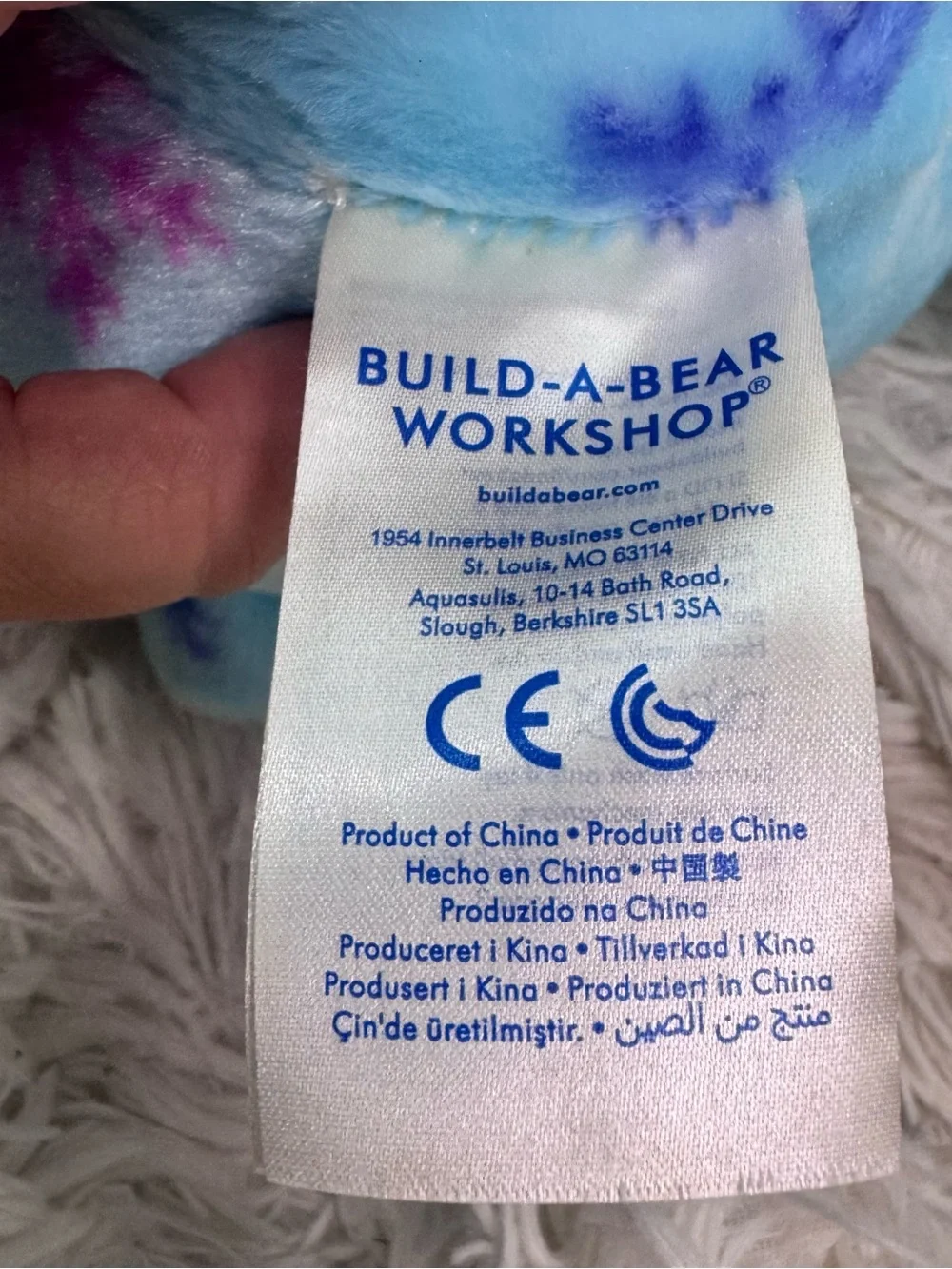 Build a Bear RARE 2019 Snowflake Plush Teddy Bear - Snow Much Fun Stuffed plush